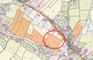 geplanter Standort Supermarkt
